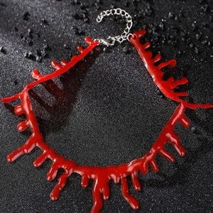 👻 Awesome “Blood drip" choker 🩸